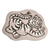 Rug Tiger and Magpie Beige