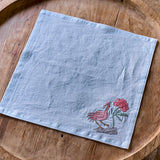 Handkerchief Longevity Symbols Embroidery