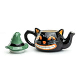 Black Cat Teapot Vintage Halloween