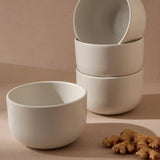 Tunisian 12pc Dinnerware set- Dinner Plate, Side Plate + Bowl - White