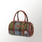 Duffel Bag Medium Chestnut and Blue Tartan