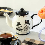 Tea Pot Victorian Skulls