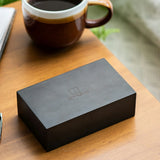 Flip Click Clock Black Wood