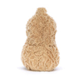A soft plush toy resembling a peanut.