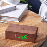 Flip Click Clock Walnut