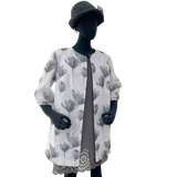 Jacket Tulip Floral White