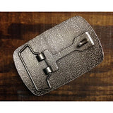 back of a belt buckle