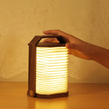 Smart Origami Lamp Walnut