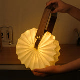 Smart Origami Lamp Walnut