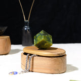 Oval Jewel box - Serpentine