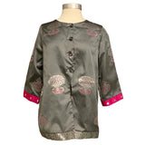 Jacket Sari Jamevar Grey