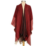 Jacket Anna - Red Handwoven Ethiopian Cotton