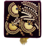 Box Isabella Stewart Gardner Purple Velvet 4x4