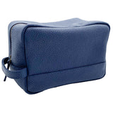 Dopp Kit Blue Leather Ethiopia