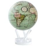 4.5 Inch Antique Terrestrial Green Globe