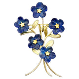 Brooch Blue Violet