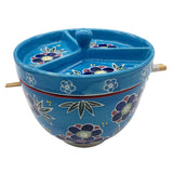 Divided Bowl, Lid and Chopsticks