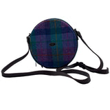 Crossbody Bag Round Tartan Harris Tweed