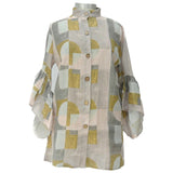 Blouse Linen Bell Sleeve