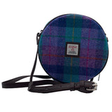 Crossbody Bag Round Tartan Harris Tweed