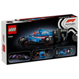 LEGO Formula 1 car set packaging with Formula 1 logo and Visa branding.