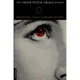 Book cover of 'The Salem Witch Trials Reader' with a stylized eye design.