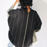 Jacket Anna - Black Handwoven Ethiopian Cotton
