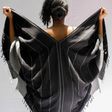 Jacket Anna - Black Handwoven Ethiopian Cotton