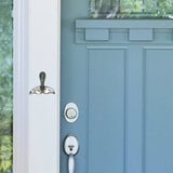 Whale Tail Doorbell Ringer - Nickel Silver