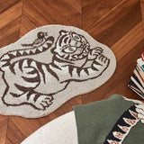 Rug Tiger and Magpie Beige