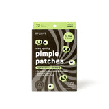 Spalife pimple patches packaging with black and green design on a white background