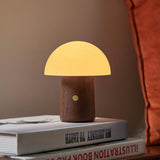 Lamp Mini Alice Mushroom Walnut