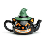 Black Cat Teapot Vintage Halloween