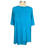 Top Topaz Blue Striped