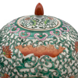 Chinese Jar - Flowers, Bats & Children at Play