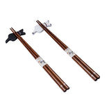 Black Cat Chopsticks and Rests Set - 2  pair