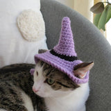 Cat Witch Hat Purple