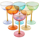 Coupe Glasses S6 Art Deco Bright