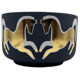 Chubby Bowl L Dancing Horse Black - Waylande Gregory
