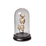 Glass Round Dome With Ex-Voto Ornaments