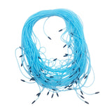 Iris Apfel Exclusive: Necklace Blue Rubber