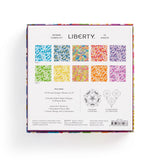 Liberty origami flower kit packaging with colorful patterns on a white background