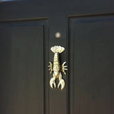 Lobster Door Knocker Brass