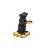 Candleholder Mouse Black