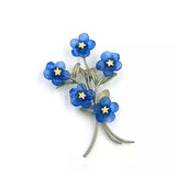 Brooch Blue Violet