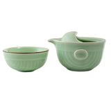 Tea Pot With Cup - Koi Fish