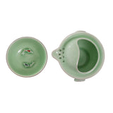 Tea Pot With Cup - Koi Fish