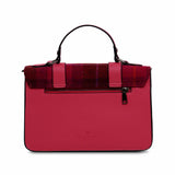 Large Satchel - Fuchsia Tartan Harris Tweed