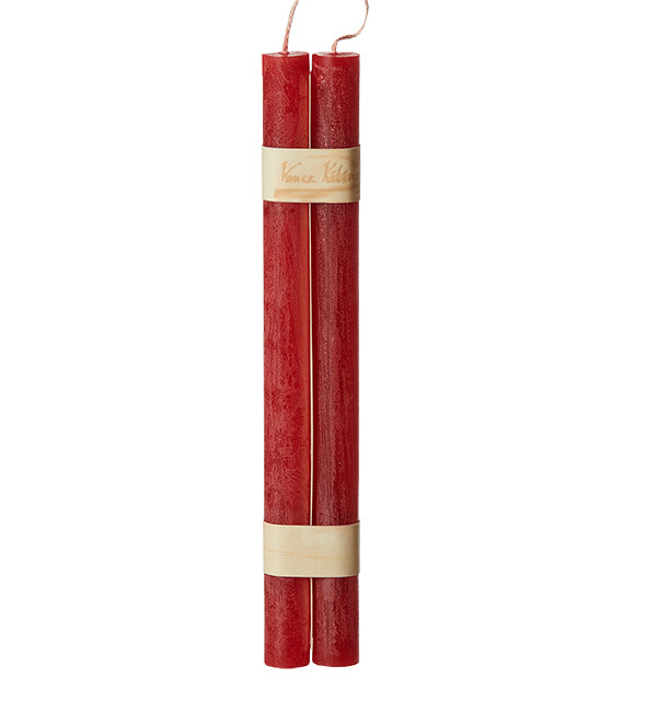 Candle Taper Pair - Cranberry