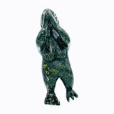 carved serpentinite Inuit sculpture